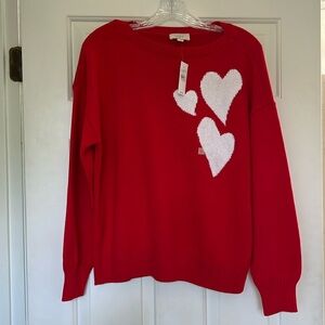Red heart sweater